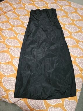 Zara Black Strapless Maxi Dress